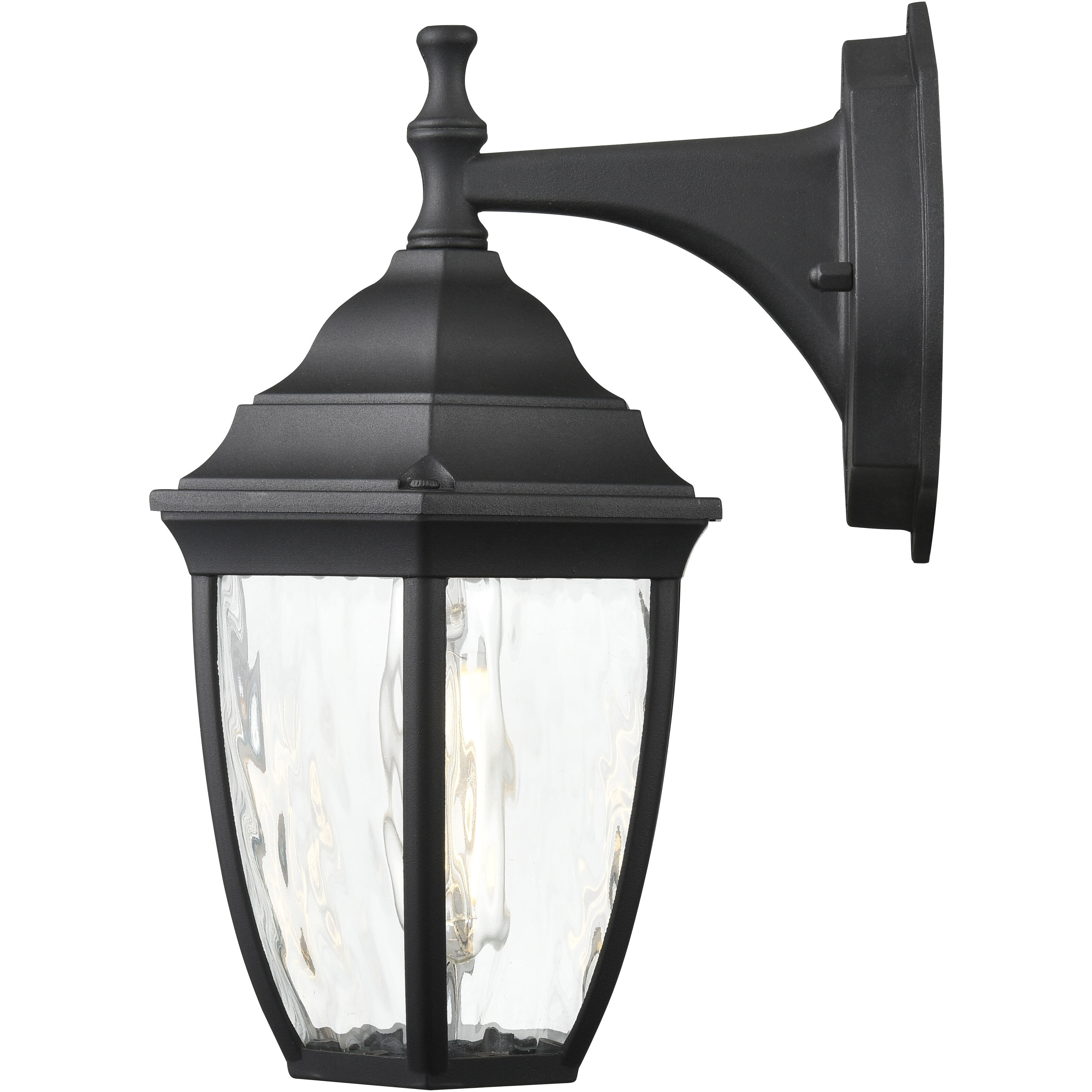 Bram 1 Light 10.79 inch Textured Black Outdoor Wall Sconce